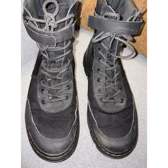 Doc Martens Combs Tech Black Waterproof Boots Mens Sz 9 Military Combat Tactical main image 12